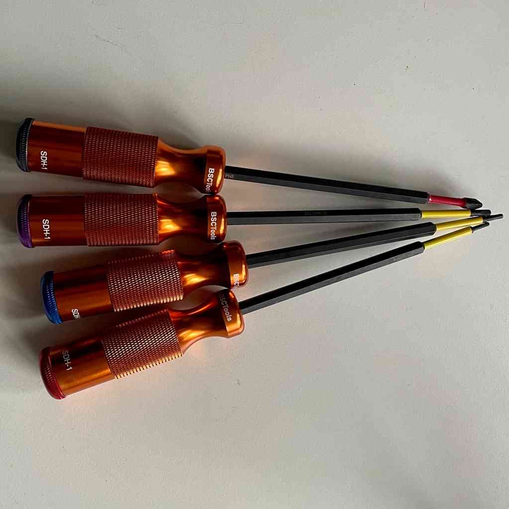 BSCTools Derailleur Screwdriver 2mm / 2.5mm / 3mm / 4mm / 5mm / 6mm Hex / PH2 (JIS)